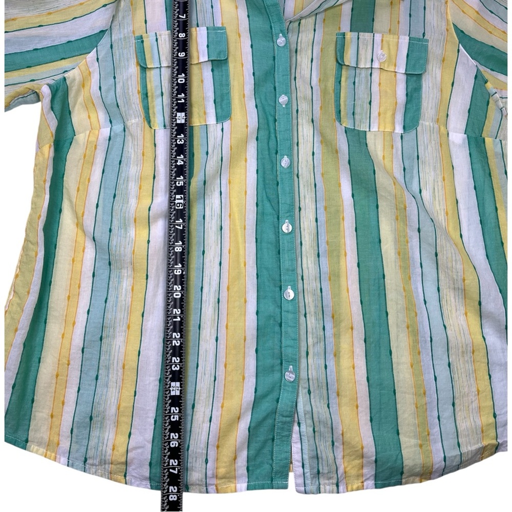Alfred Dunner Women’s Spring Cotton blouse. Size 18W - Picture 4 of 8